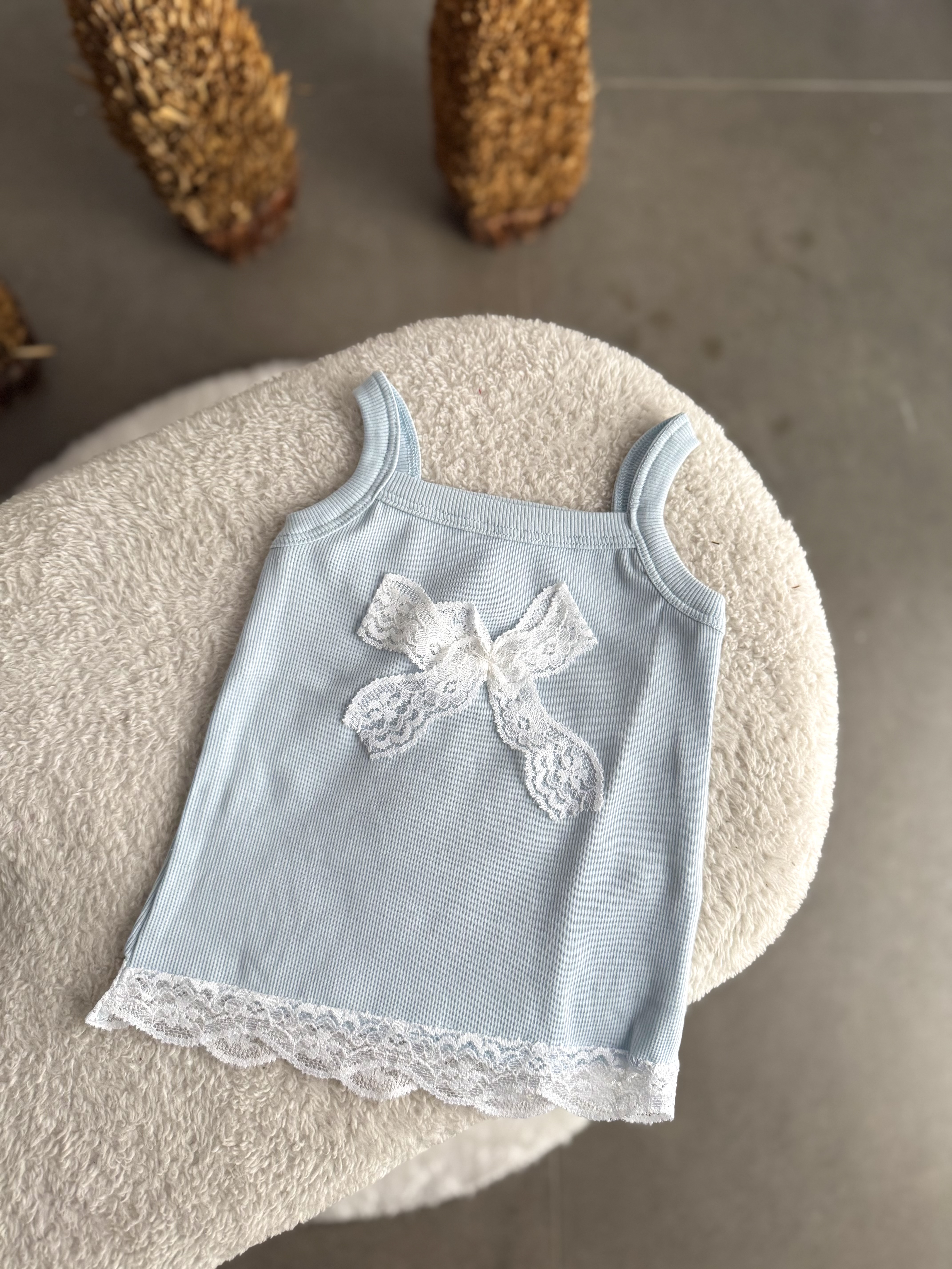 Bebe Mavi Dantel Ribbon Body