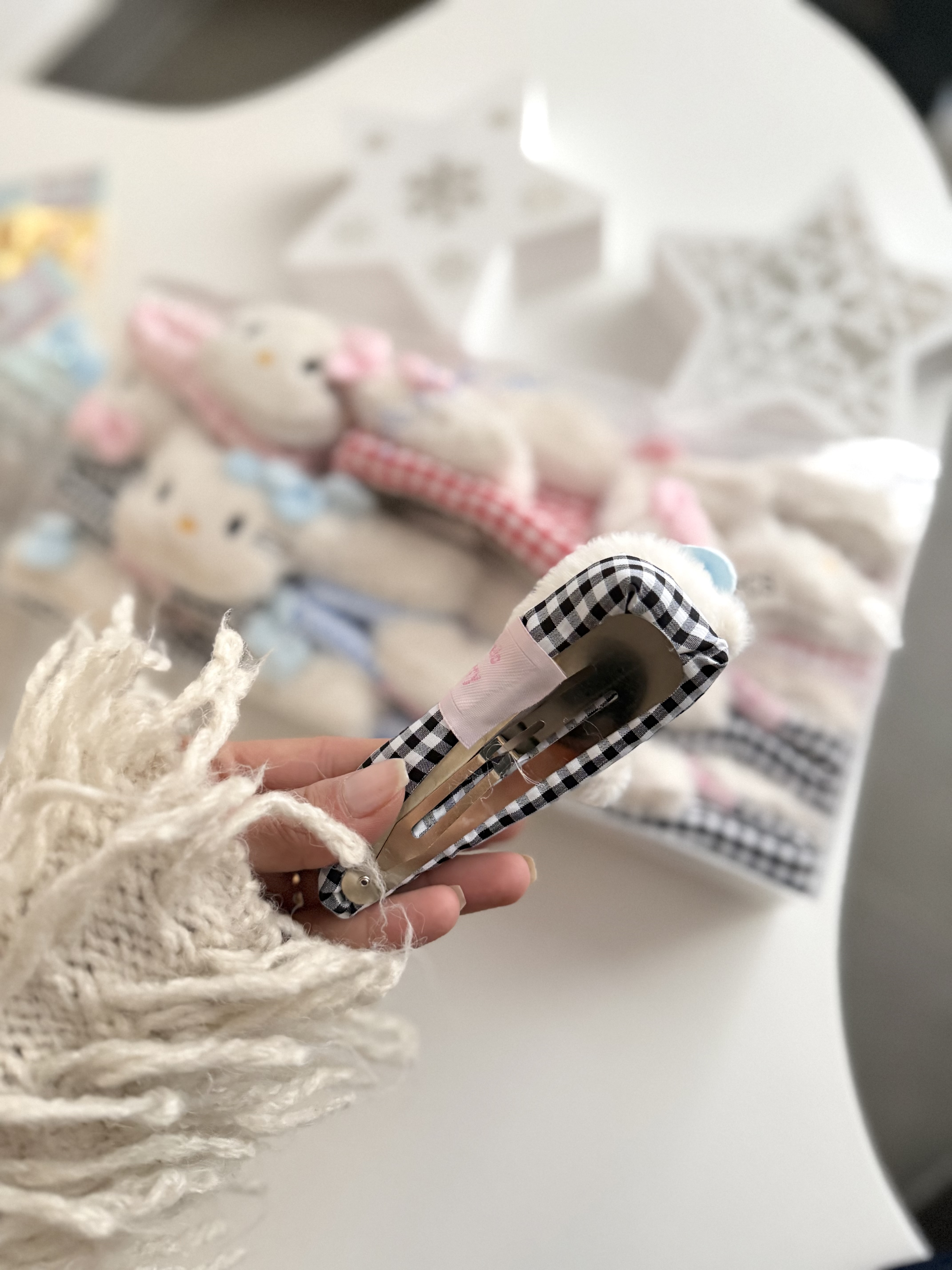 Hello Kitty Pofuduk Çıtçıt Toka