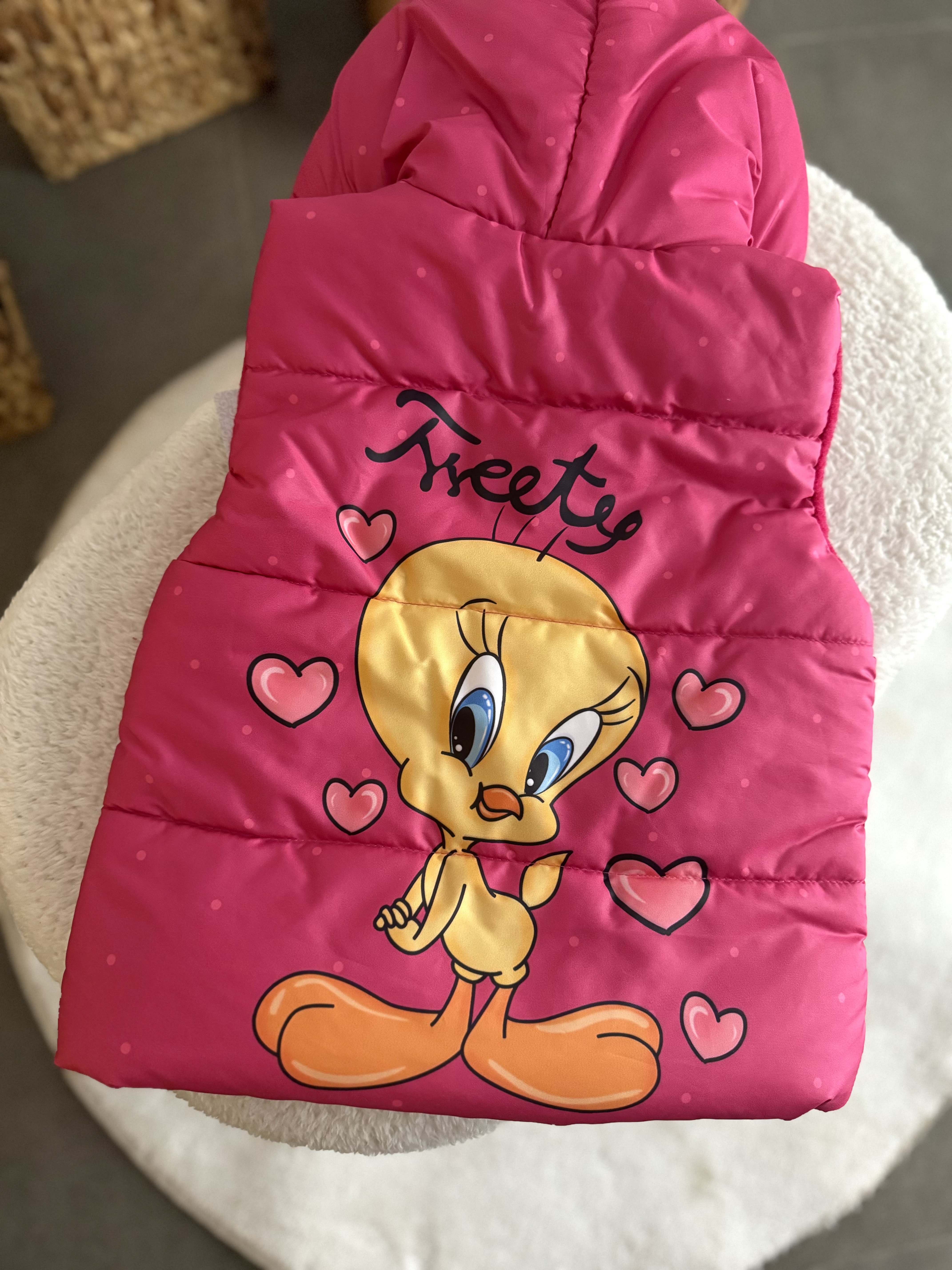 Tweety Pembe Şişme Yelek